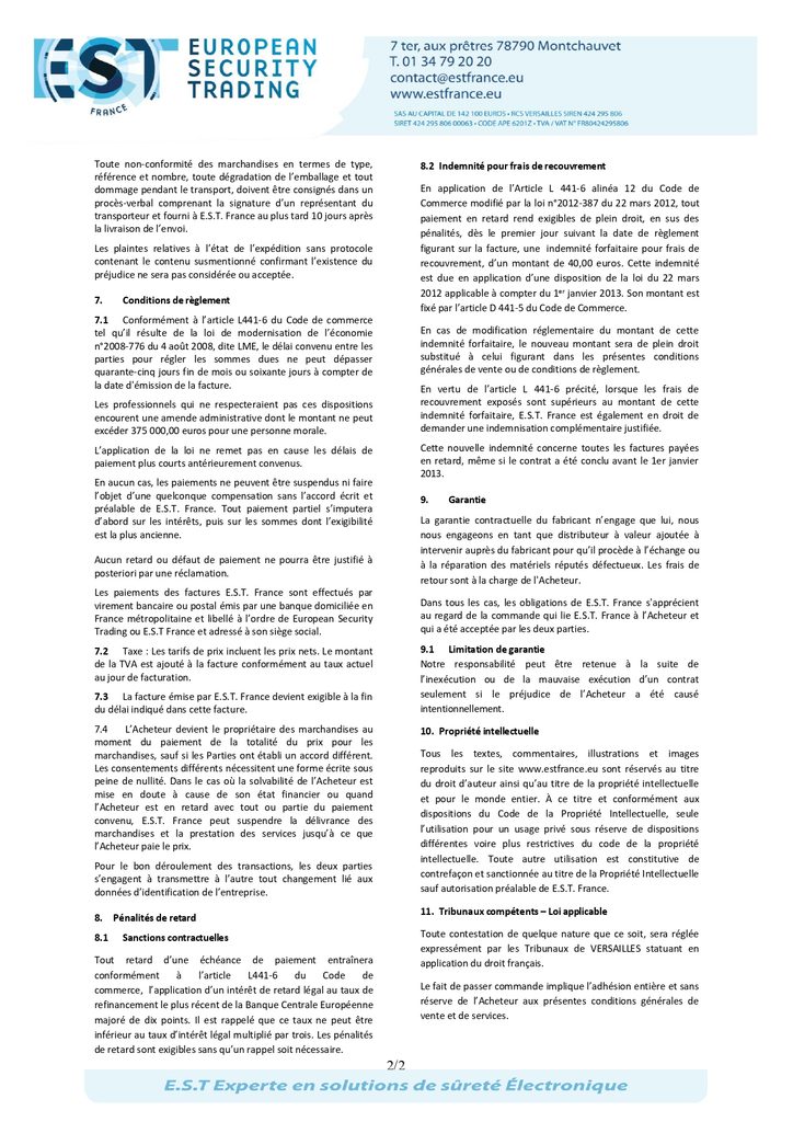 conditions générales de vente et de services european security trading france v5 page 0002